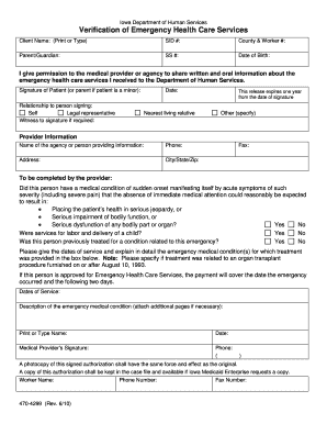 Medicaid Verification Letter  Form