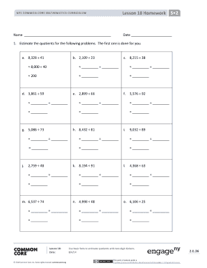 Eureka Math Grade 5  Form