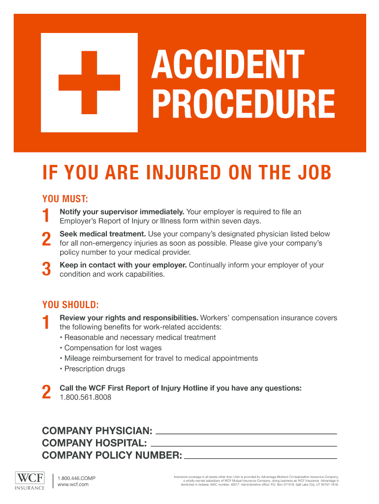 Accident Procedure Form Bwcfcomb