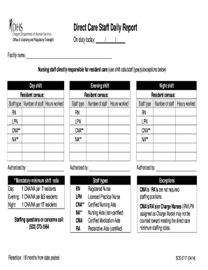 Direct Care Staff Appsstateorus  Form