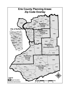Erie County Planning Areas Zip Code Overlay Www2 Erie  Form