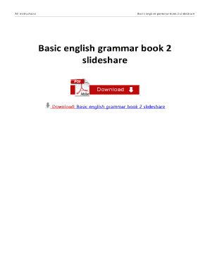 English Grammar in Use PDF Slideshare  Form