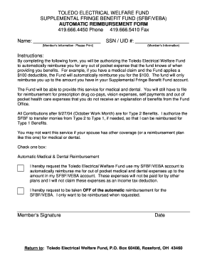 SUPPLEMENTAL FRINGE BENEFIT FUND SFBFVEBA  Form