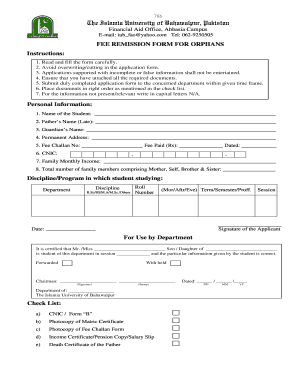 Iub Fee Refund Policy  Form