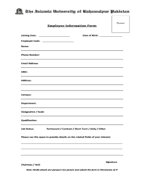 Employee Registration Form