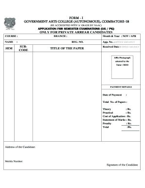 Gacbe  Form