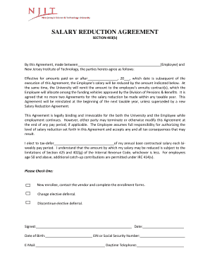 Wage Agreement Template