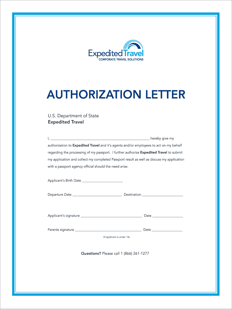 Authorization Letter For Passport Collection from www.signnow.com