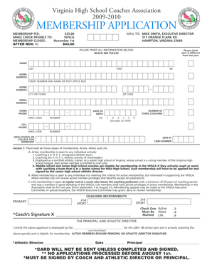 Vhsca Coaches Pass  Form