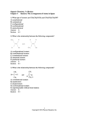 Organic Chemistry 7e Bruice Chapter 4 Isomers the Konkuk Ac  Form
