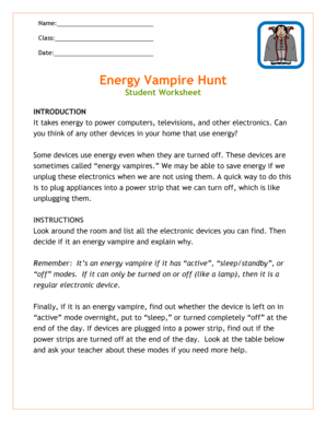 Energy Vampires Activity Elementarydoc Esseacourses Strategies  Form