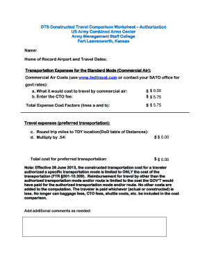 dts constructed travel worksheet fillable