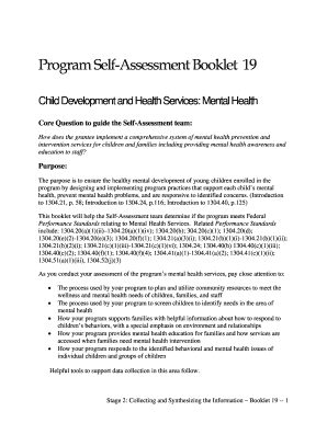 Eclkc Self Assessment  Form
