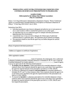 DESIGNATING AGENT of PRACTITIONER for COMMUNICATING Ismanet  Form