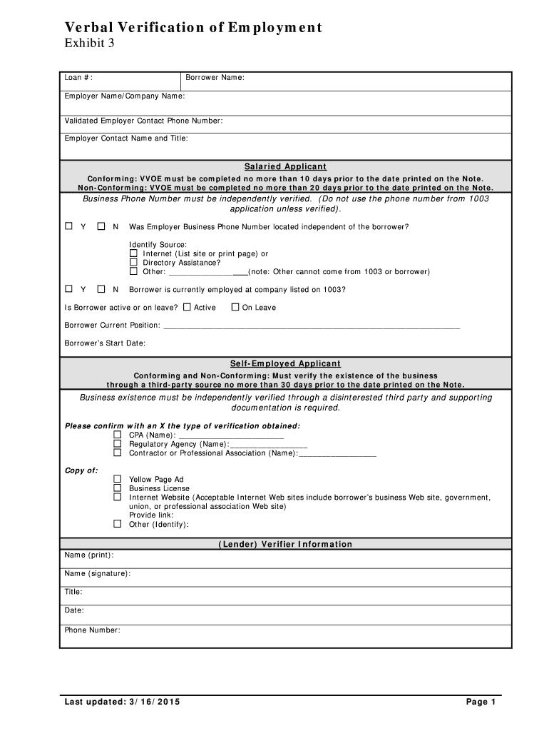  Verbal Voe Form 2015-2024