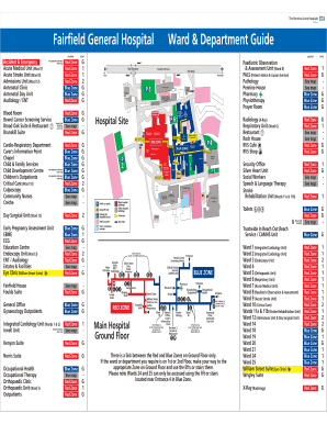 Fairfield Hospital Map  Form