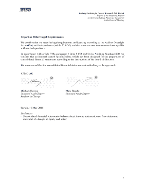 Swiss GAAP FER Group Report  Form