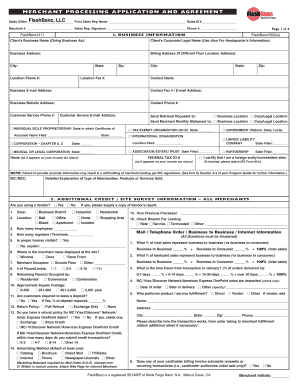 MERCHANT PROCESSING APPLICATION and AGREEMENT CPO  Form