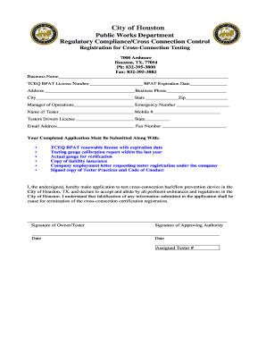 Houston BFP Registration Completedoc  Form