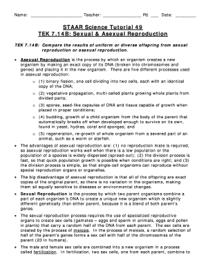 Staar Science Tutorial 49 Answer Key  Form