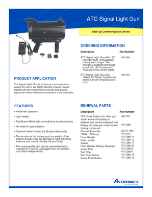 Atc Signal Light Gun Price  Form