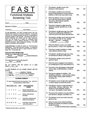 F a S T Phoenix Childrens Hospital  Form