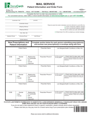 Benecard Prior Authorization Form