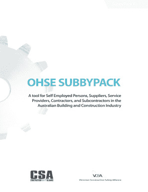 Subby Pack  Form