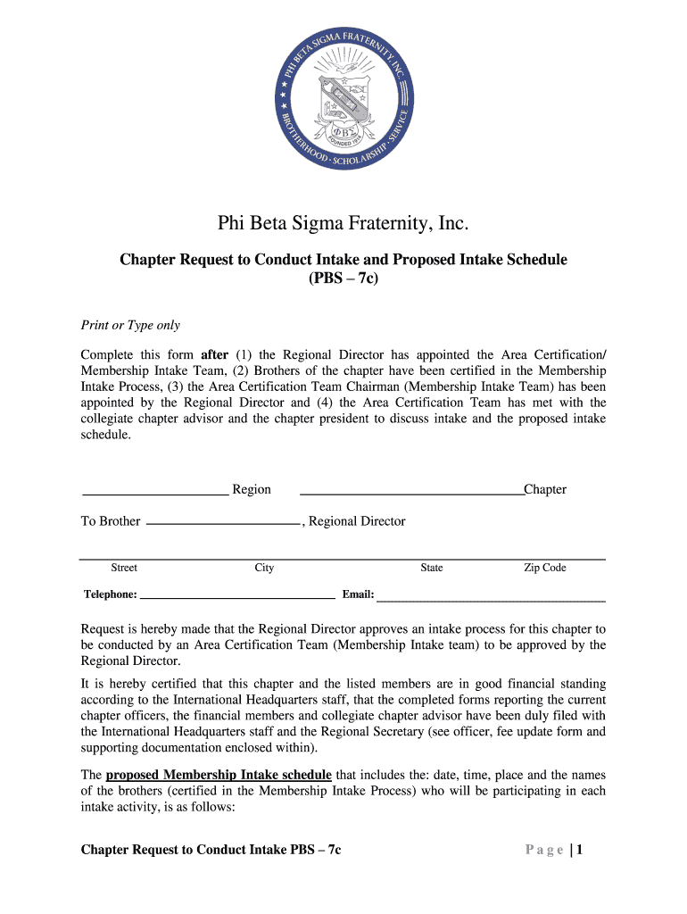 Phi Beta Sigma Intake Test Form The Form In Seconds Fill Out And 