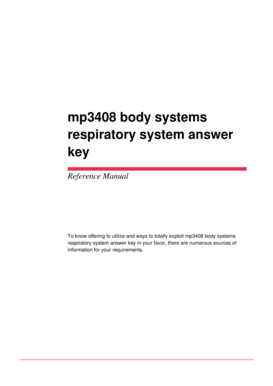 Mp3408 Body Systems  Form