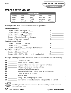 Household Ecology Chapter Titles Answers  Form