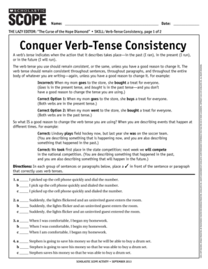 The Lazy Editor Answer Key  Form