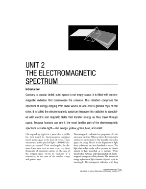 The Electromagnetic Spectrum by Cindy Grigg Answer Key  Form