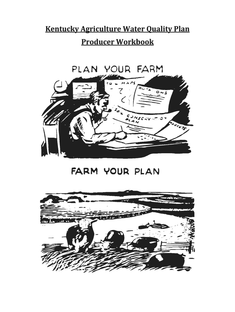 Kentucky Agriculture Water Quality Plan Producer Workbook Bae Uky  Form