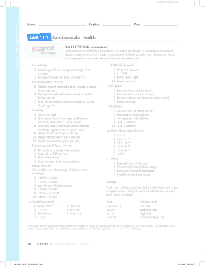 Lab 11 1 Cardiovascular Health  Form