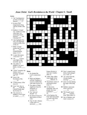 Jesus Christ God&#039;s Revelation to the World Chapter 5 Medium  Form