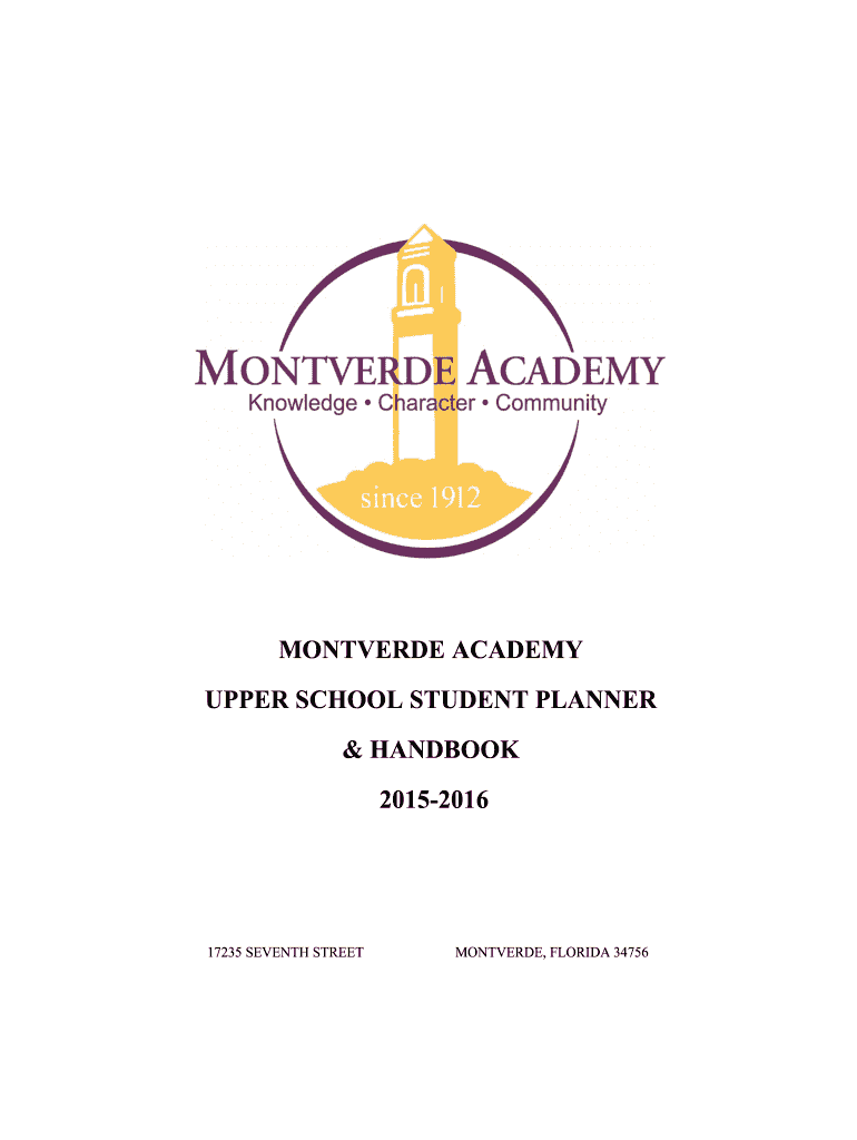 Montverde Academy  Form