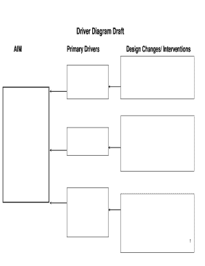 Driver Diagram Template Word  Form