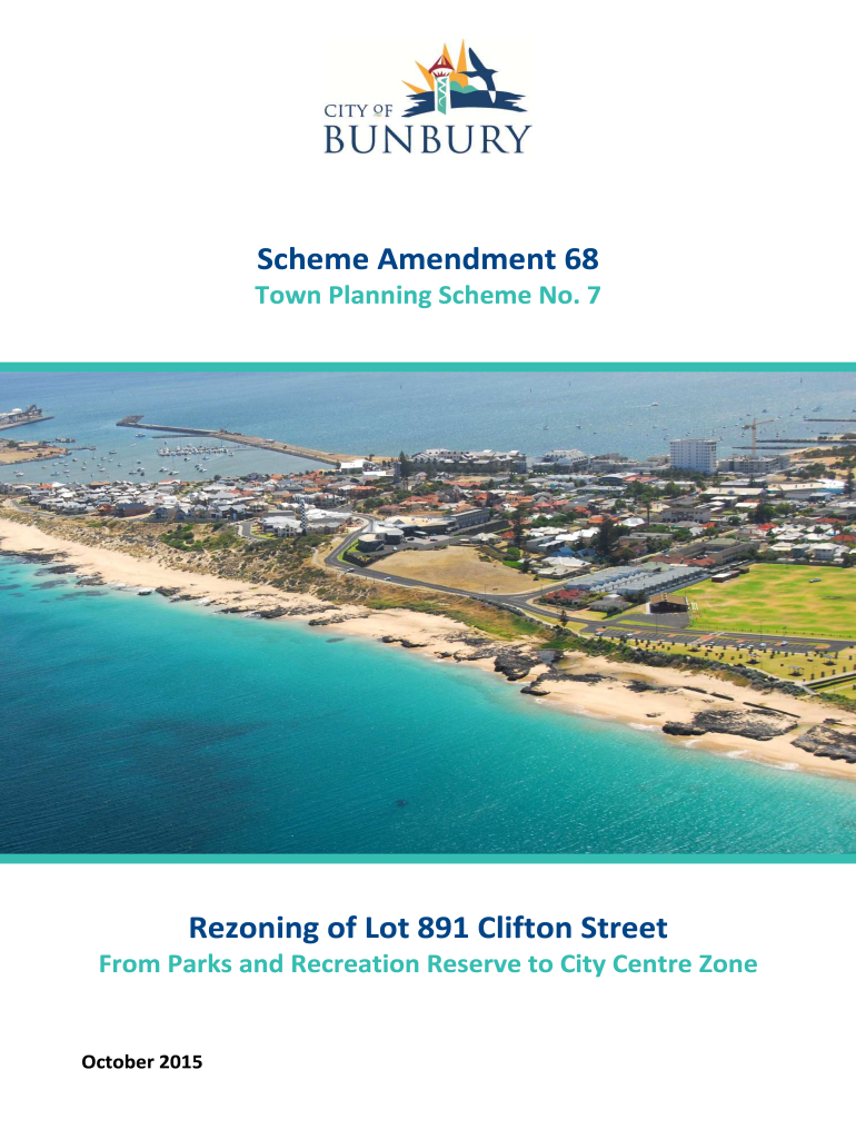  Scheme Amendment 68 Report Advertising  Bunbury Wa Gov 2015-2024