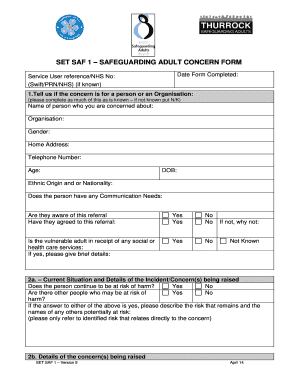 Set Saf  Form