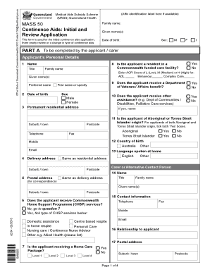 Mass 50  Form