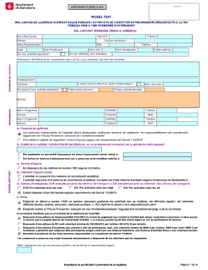 Model Fe01  Form