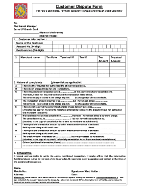 Prathama Up Gramin Bank Atm Form