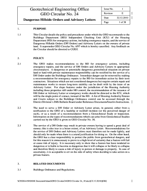 Geo Circular No 24  Form