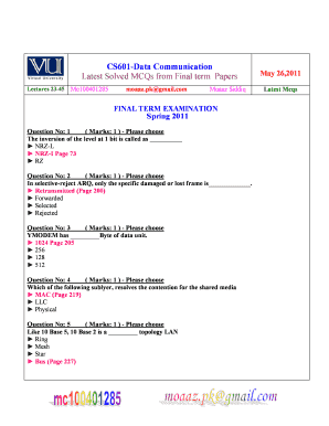 Cs601 Final Term Solved Papers by Moaaz  Form