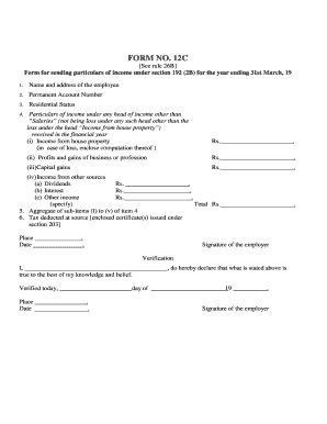 Form 12c Download