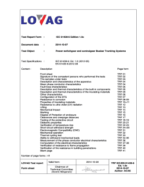 Iec 61439 6 PDF Download  Form
