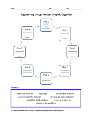 Engineering Design Process Graphic Organizer  Form