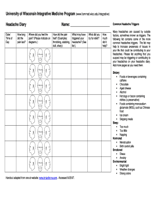 University of Wisconsin Integrative Medicine Program Www  Form