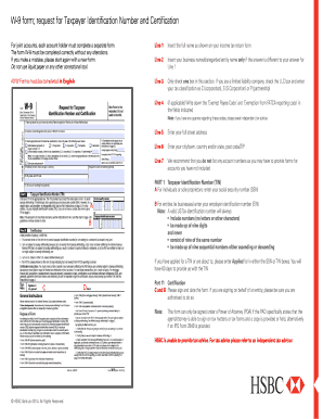 Fatca Hsbc  Form